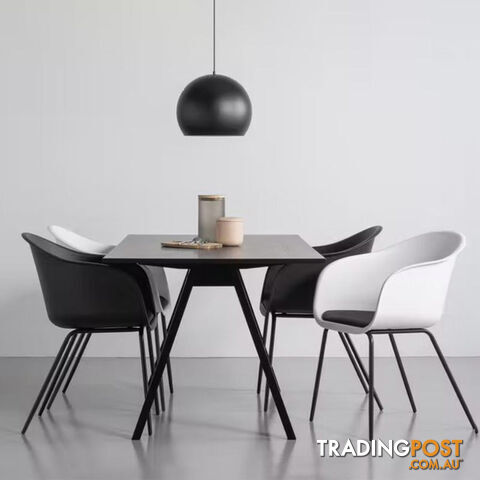 VARDEN Dining Table - 170cm - Black Ash - 1459088 - 9334719005553