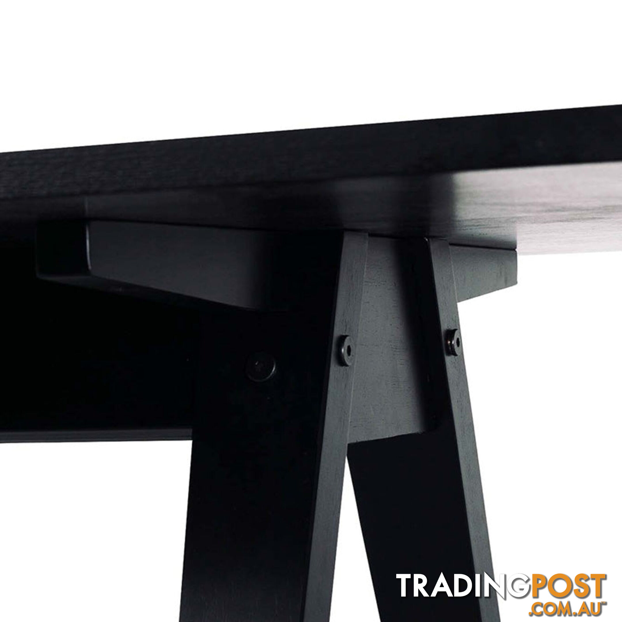 VARDEN Dining Table - 170cm - Black Ash - 1459088 - 9334719005553