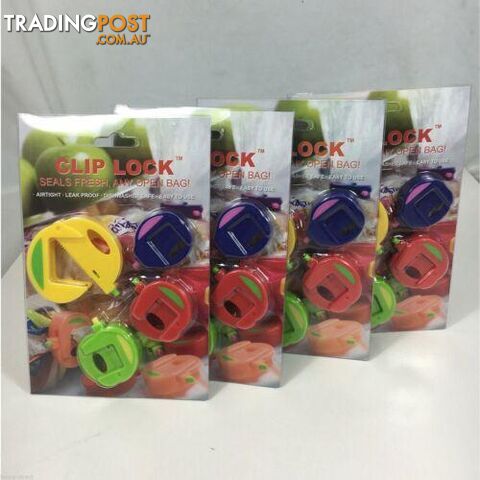 16pc Airtight Bag Sealer  - Magnetic Food Storage Sealing Clips Clip Lock - KPL-001 - 9334719002231