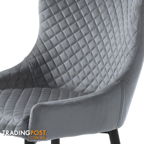 DANYA Dining Chair - Light Grey - 35980008 - 5704745075945