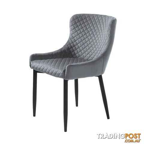 DANYA Dining Chair - Light Grey - 35980008 - 5704745075945