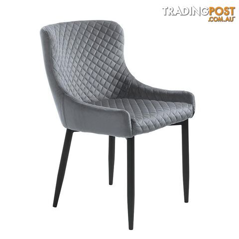 DANYA Dining Chair - Light Grey - 35980008 - 5704745075945