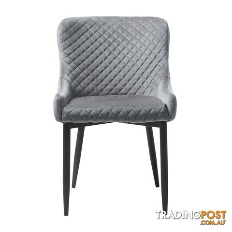 DANYA Dining Chair - Light Grey - 35980008 - 5704745075945