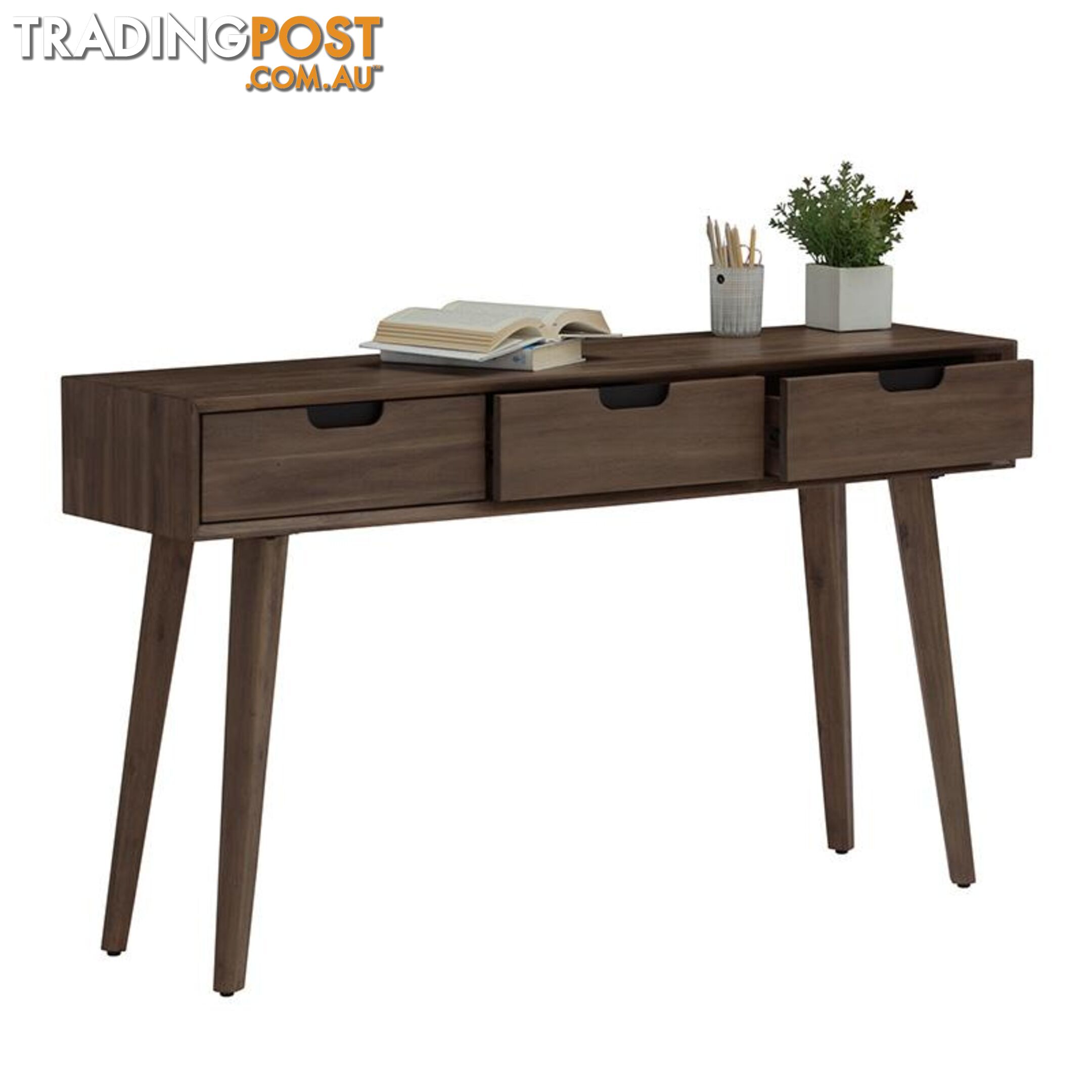 Torrell Console Table 140cm - Woodline Mocha - 134030 - 9334719000589