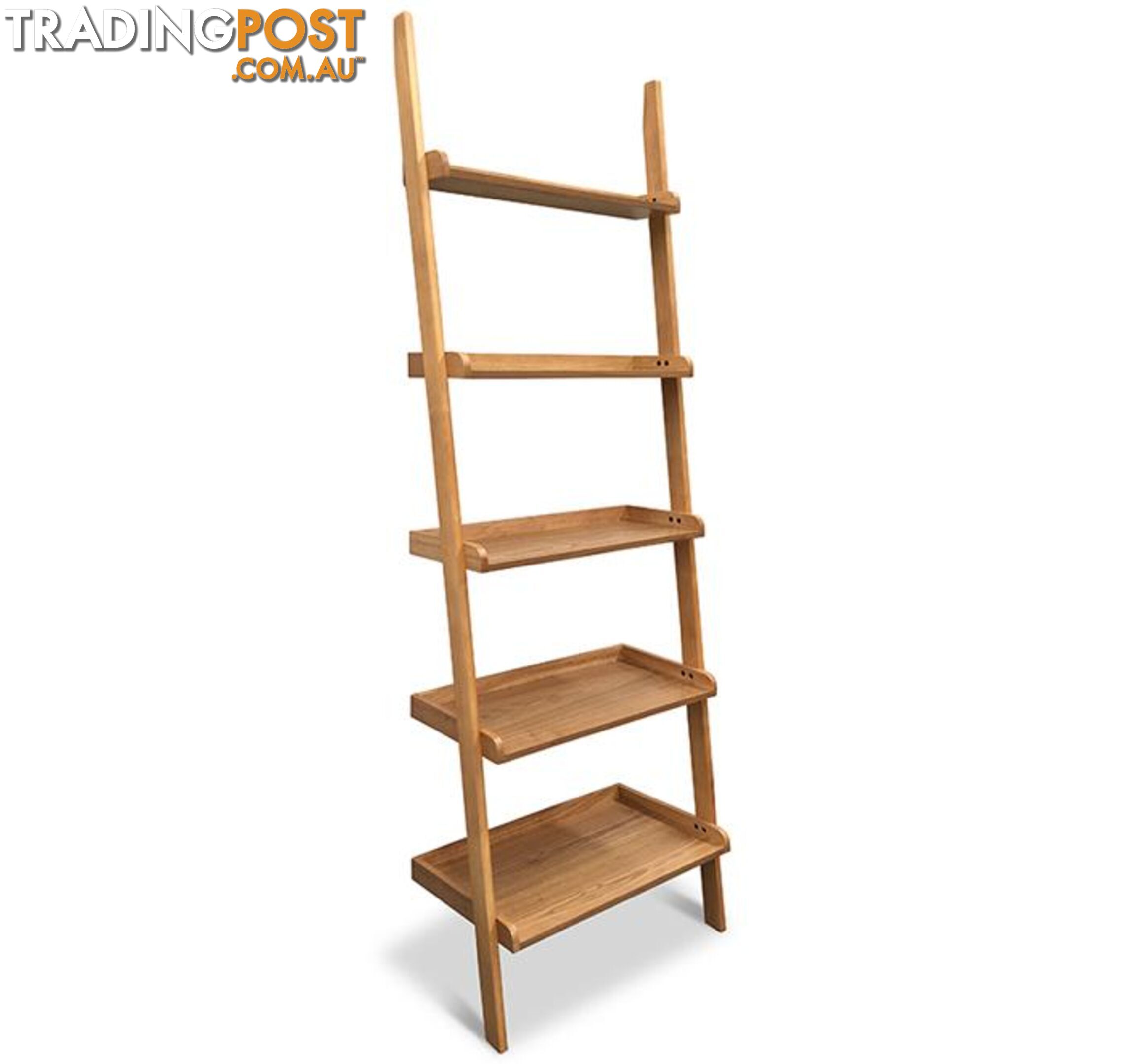 MILT Leaning Bookcase - Natural Oak - 526002 - 9334719009308