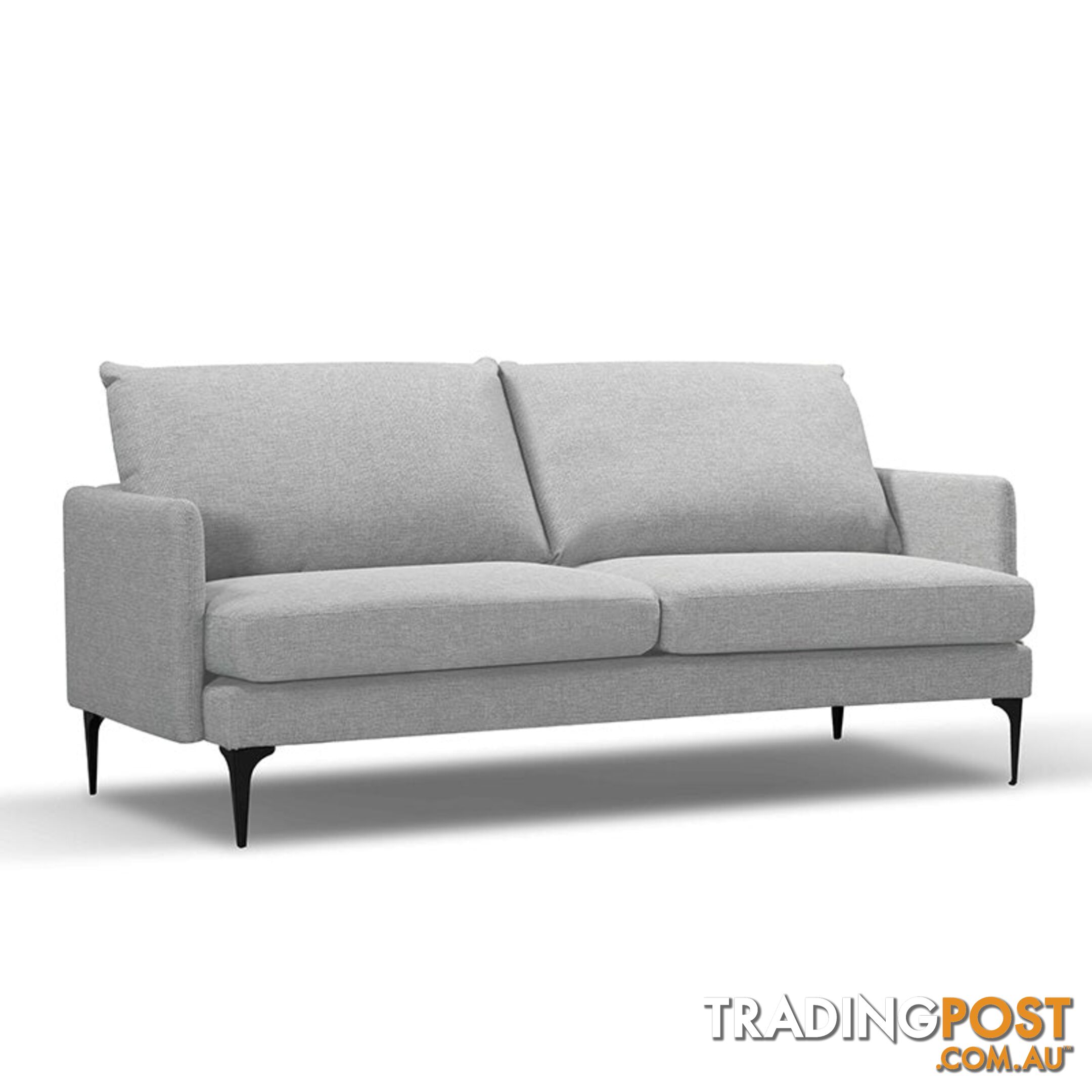 HARLOW 3 Seater Sofa - Light Grey - HD-2120-40 - 9334719009438