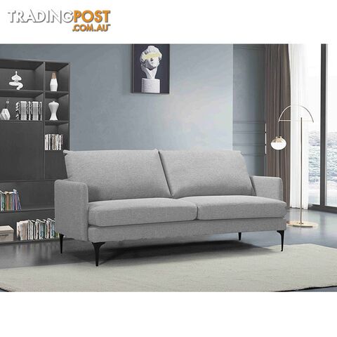 HARLOW 3 Seater Sofa - Light Grey - HD-2120-40 - 9334719009438