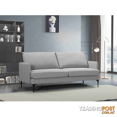 HARLOW 3 Seater Sofa - Light Grey - HD-2120-40 - 9334719009438