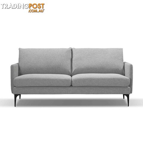 HARLOW 3 Seater Sofa - Light Grey - HD-2120-40 - 9334719009438
