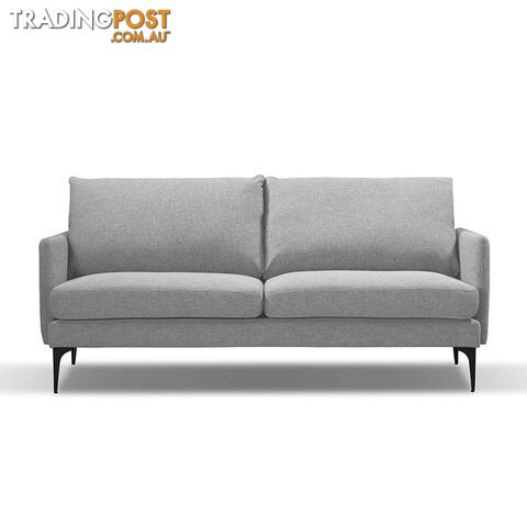 HARLOW 3 Seater Sofa - Light Grey - HD-2120-40 - 9334719009438