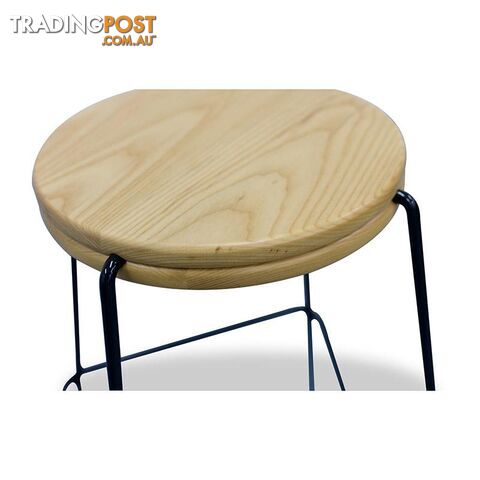 STARK Wooden Topped  Counter Stool - HL-MK5661 - 9334719002484