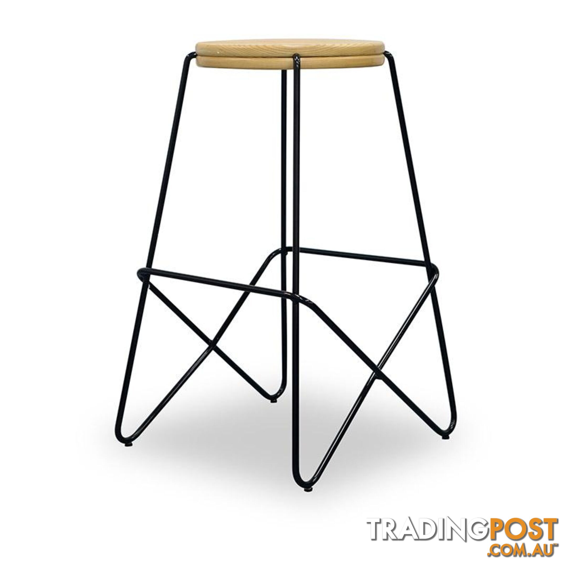 STARK Wooden Topped  Counter Stool - HL-MK5661 - 9334719002484