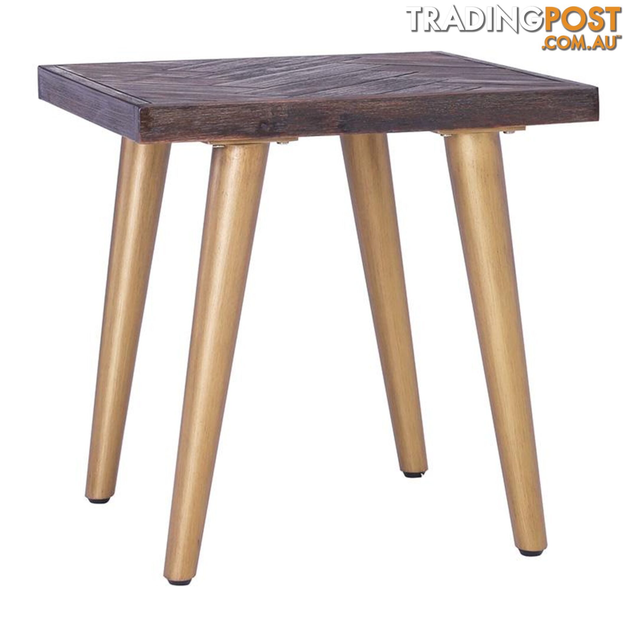 SIVAN Side Table 50x50cm Acacia Solid Wood - Brown - 131030 - 9334719004815