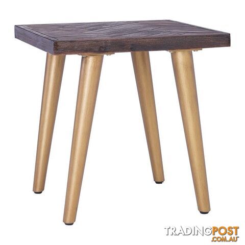 SIVAN Side Table 50x50cm Acacia Solid Wood - Brown - 131030 - 9334719004815