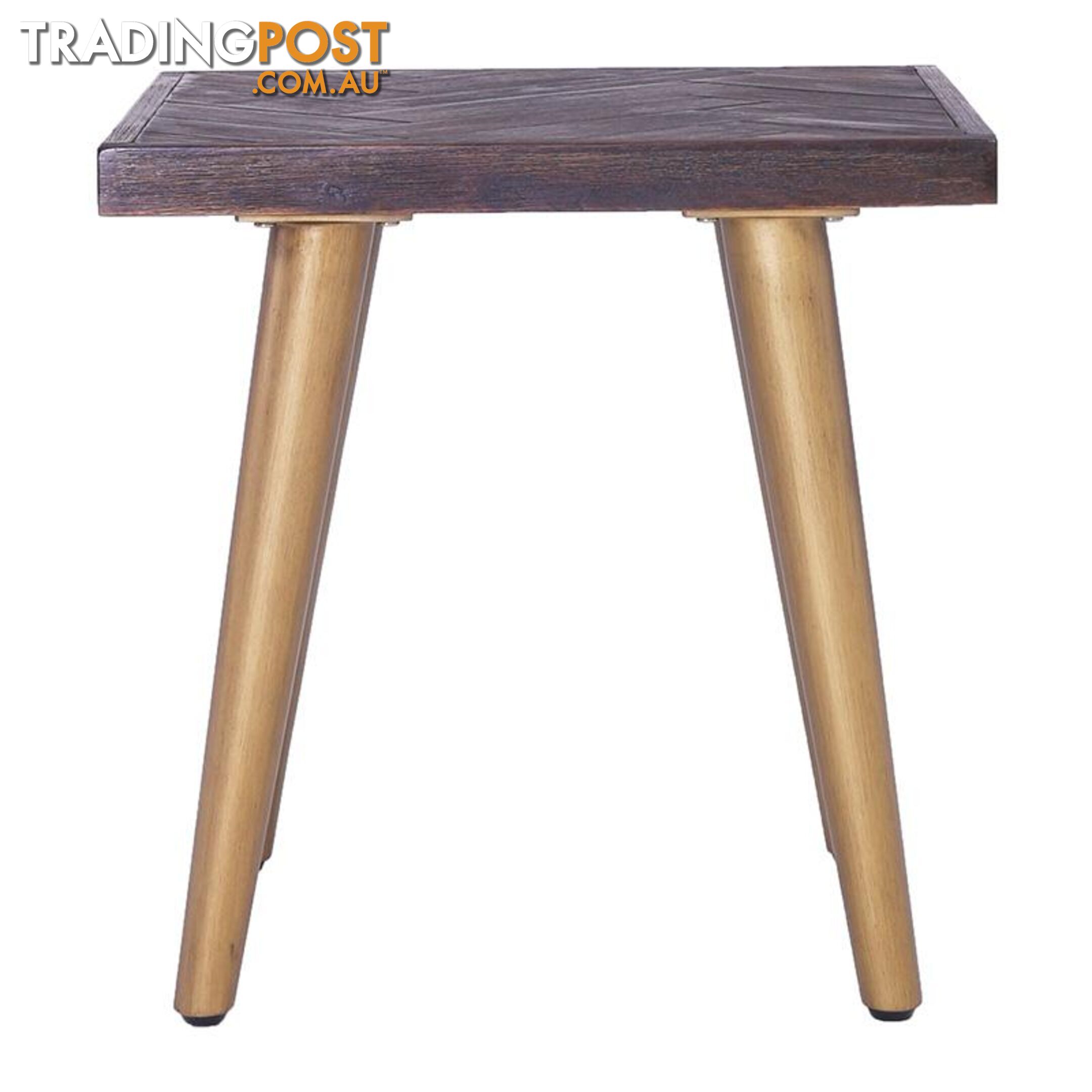 SIVAN Side Table 50x50cm Acacia Solid Wood - Brown - 131030 - 9334719004815