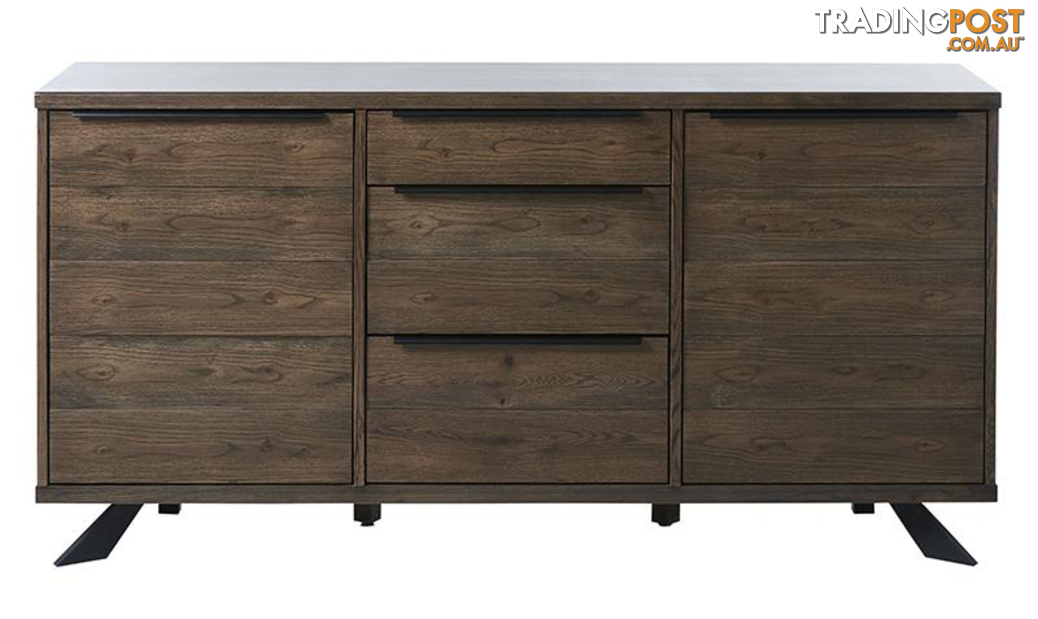 ARNO Sideboard 170cm - Brown & Black - 39832930 - 5704745083827