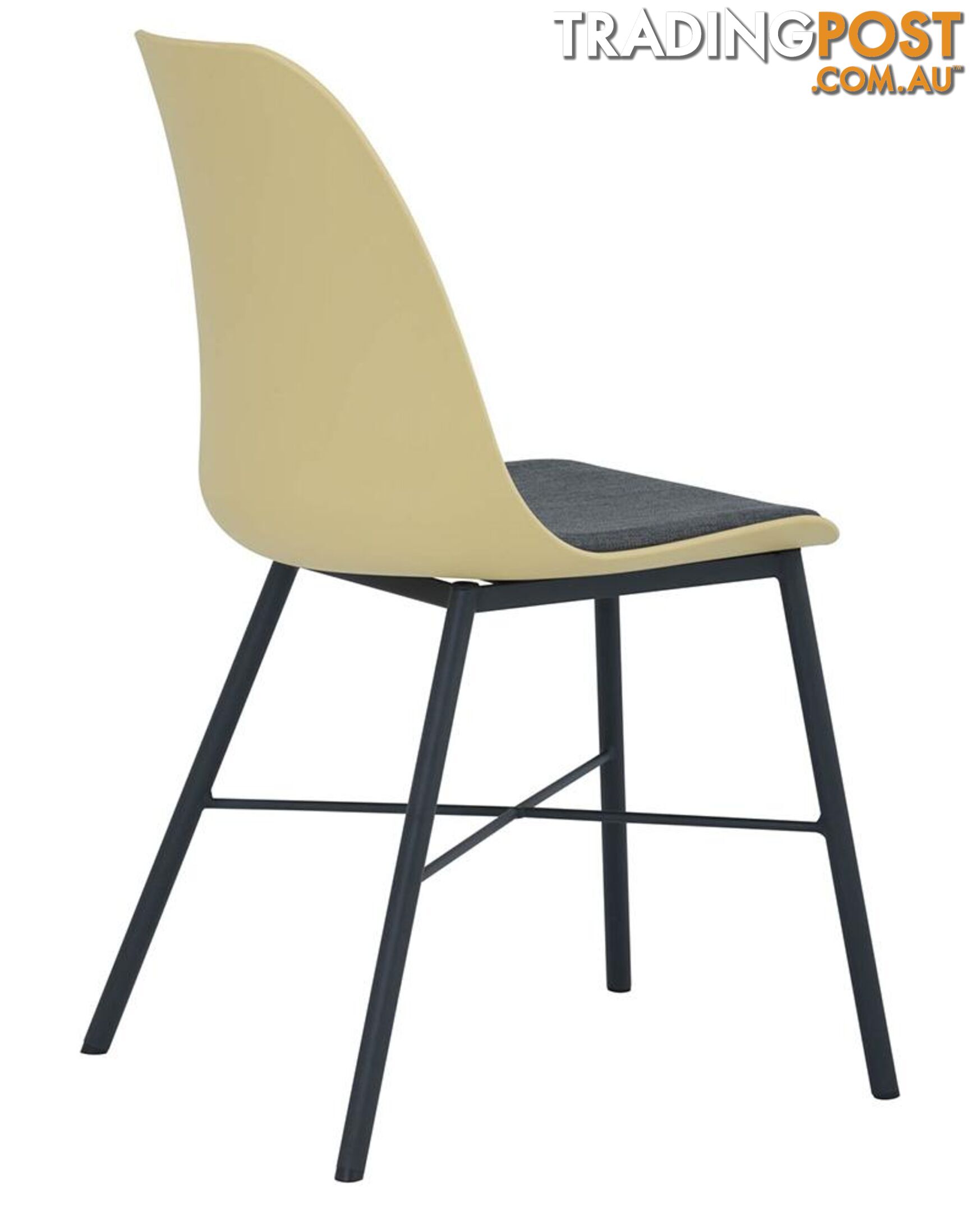 LAXMI Dining Chair - Dusty Yellow & Black - 241191 - 9334719008486