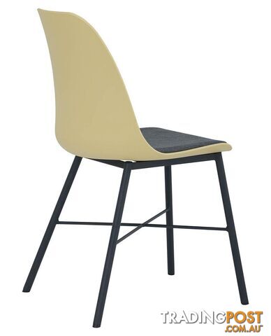 LAXMI Dining Chair - Dusty Yellow & Black - 241191 - 9334719008486