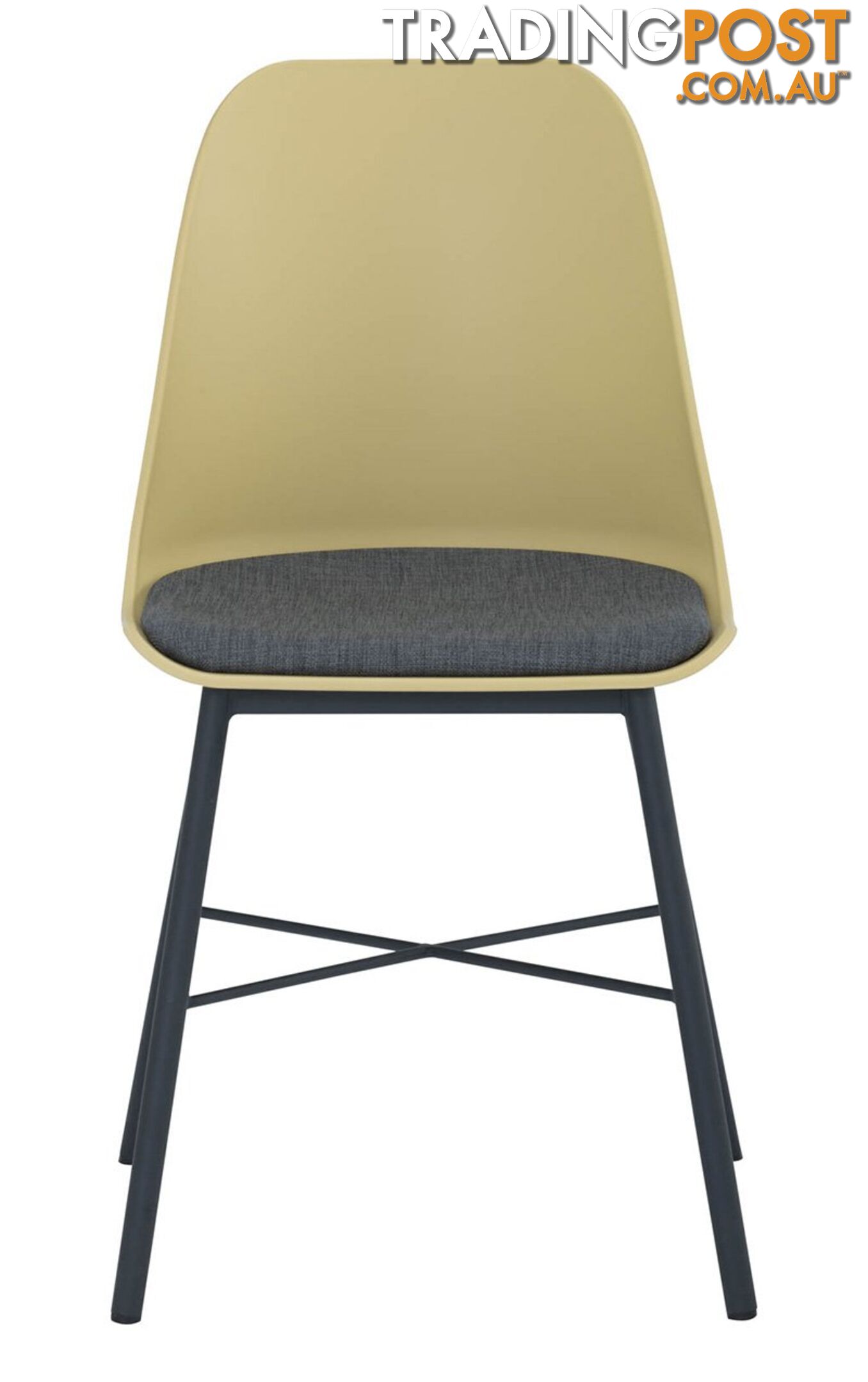 LAXMI Dining Chair - Dusty Yellow & Black - 241191 - 9334719008486