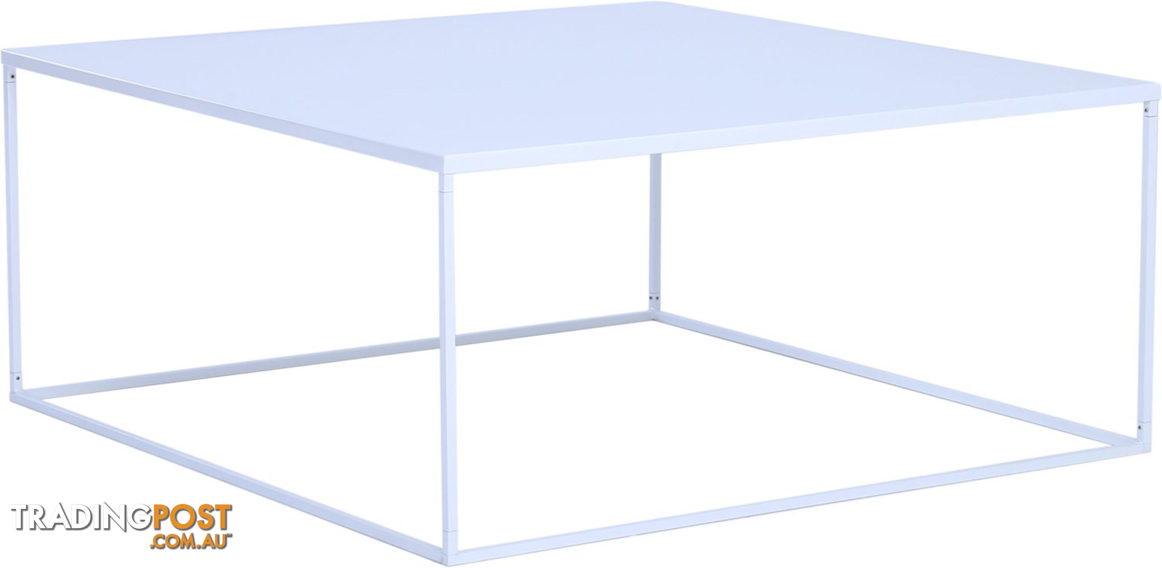 DARNELL Coffee Table 80cm - White - 132017 - 9334719004990