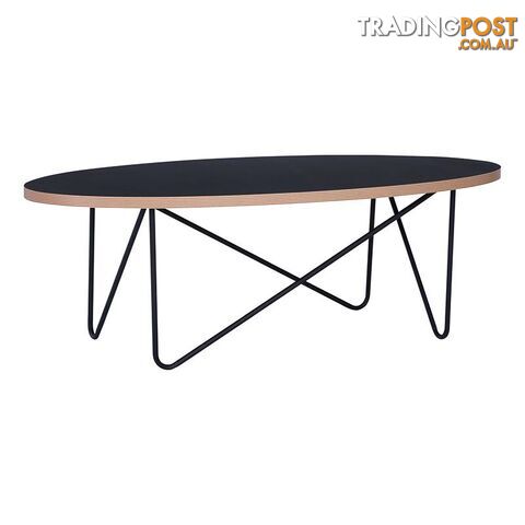 NARESH Coffee Table - Oval - Black - 134006 - 9334719005232