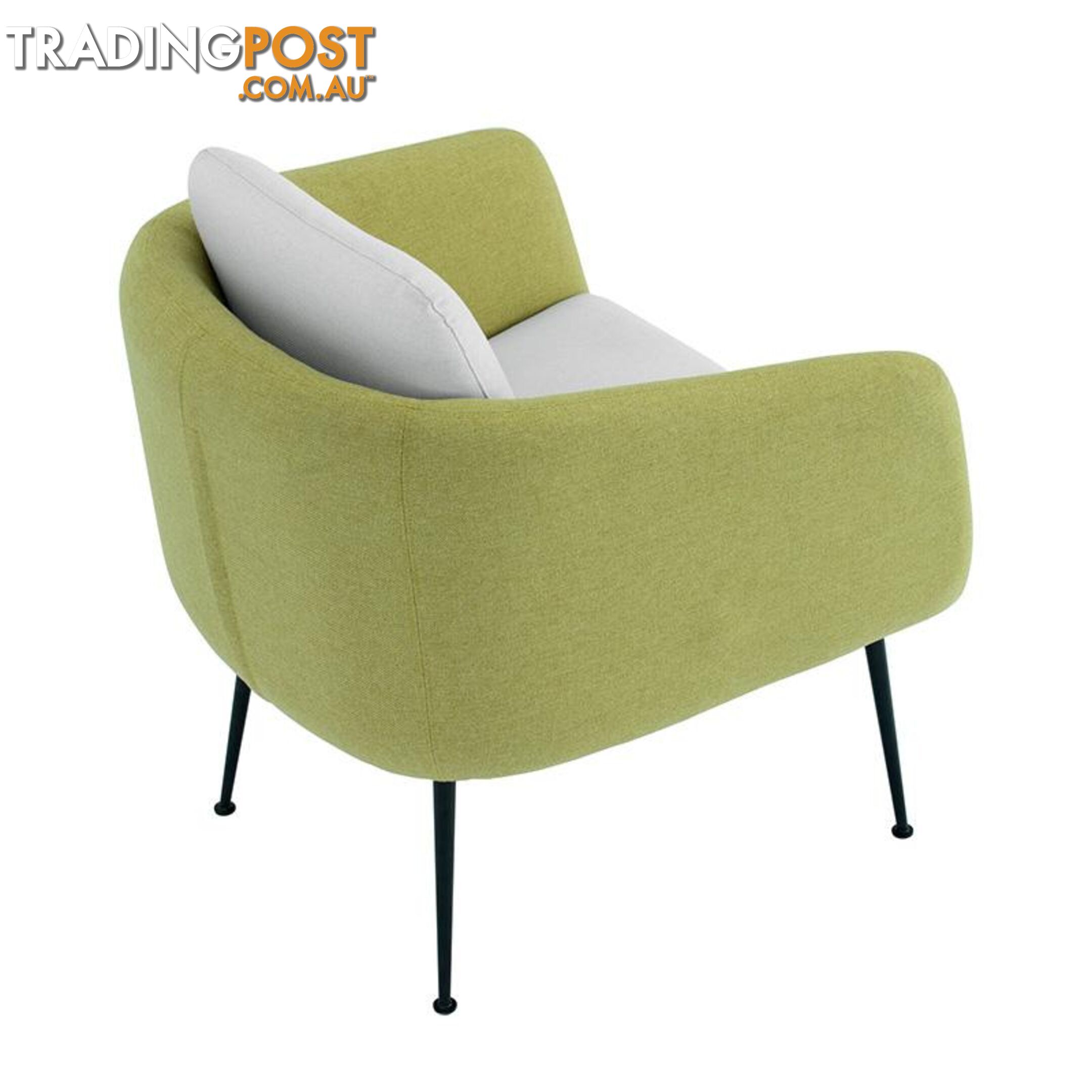COUGAR Lounge Chair - Tea Green & Pale Golden - 231171 - 9334719006321