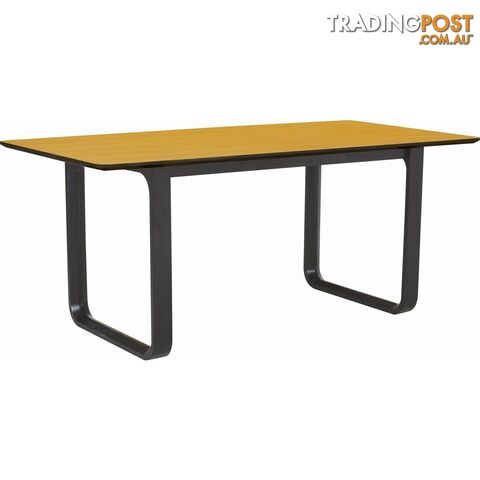 ULMER Dining Table 180cm - Black Ash & Oak - ULMER18_DT114-163 - 9334719003559