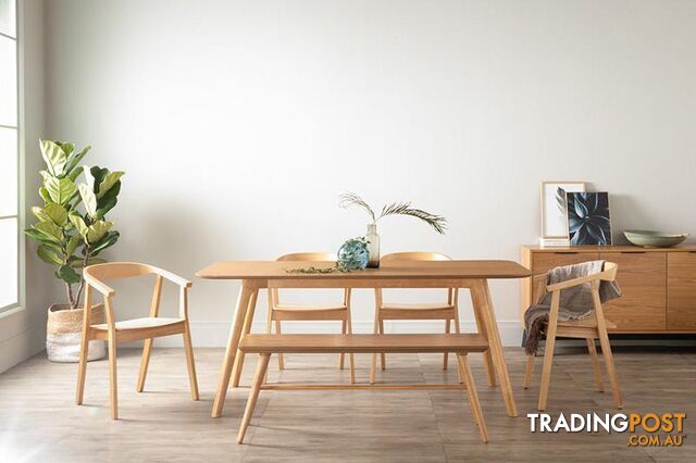 Roden Dining Table 180cm - Oak - 1469081 - 9334719005638