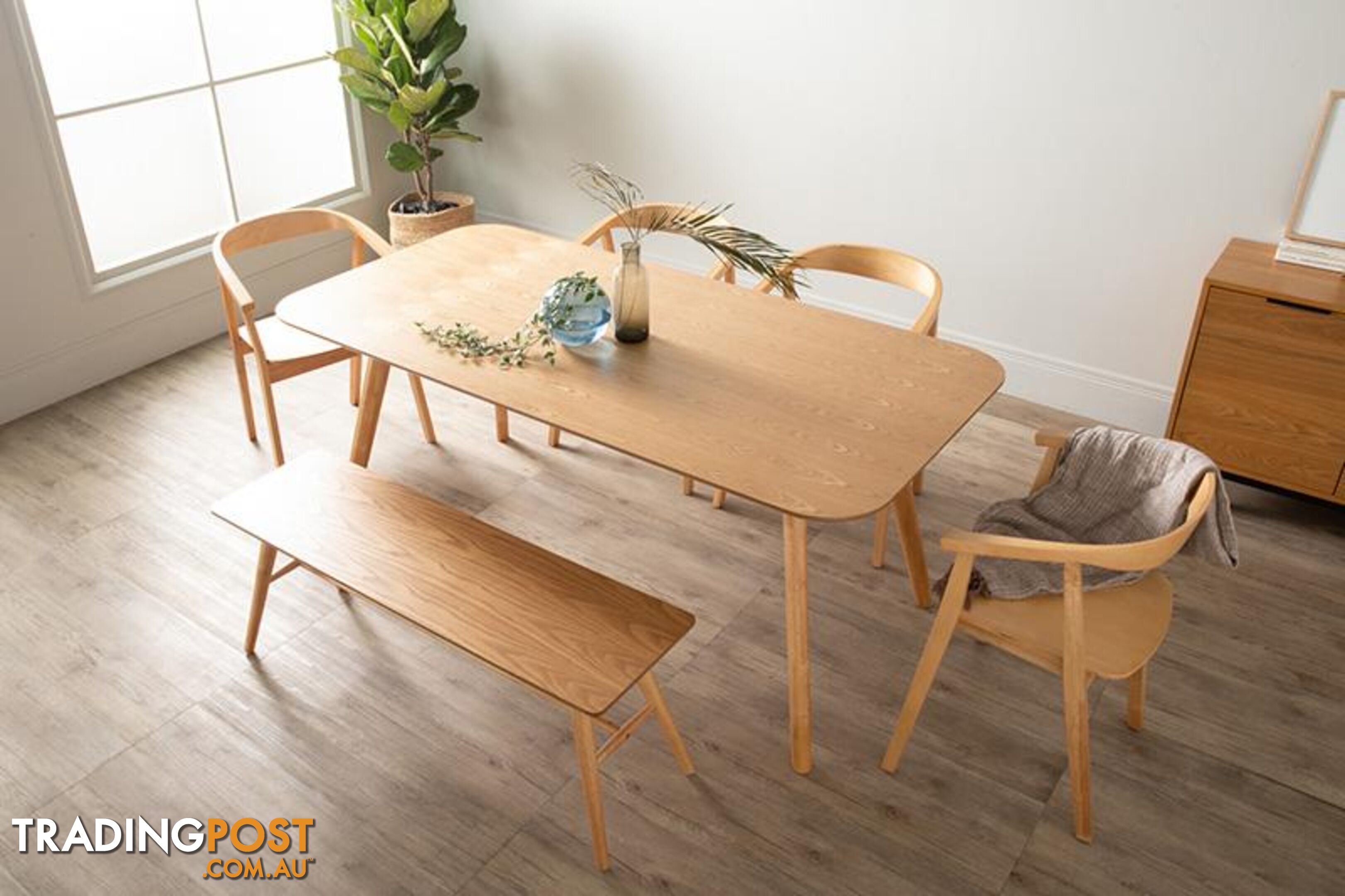 Roden Dining Table 180cm - Oak - 1469081 - 9334719005638