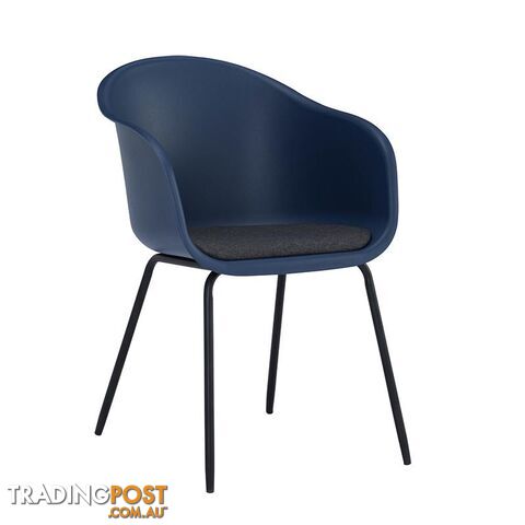 COLLEEN Dining Chair - Blue - 241186 - 9334719008431