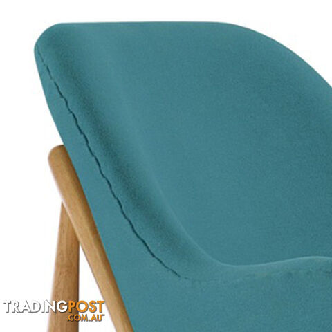 VERONIC Lounge Chair - Teal & Natural - VERONIC_103_733 - 9334719012315