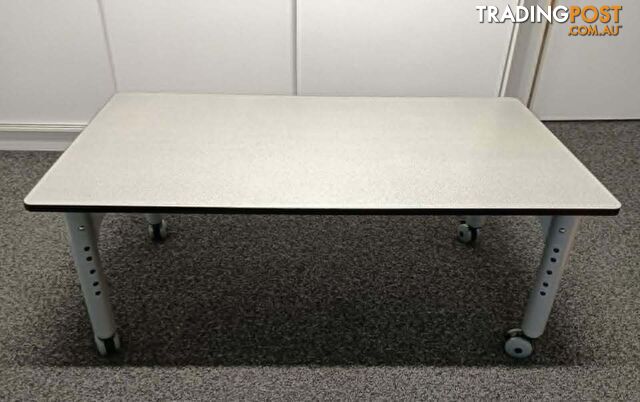 Table/s - height adjustable with castors and brakes.