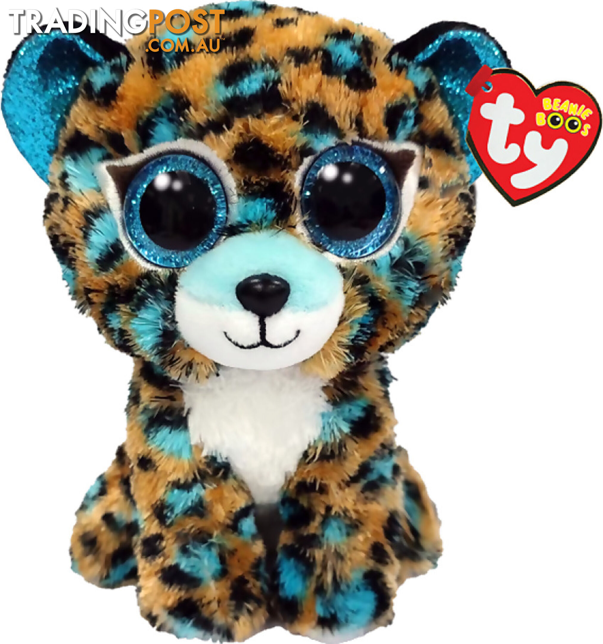 Ty - Beanie Boos - Cobalt Blue Spotted Leopard Small 15cm - Bg36691 - 008421366910