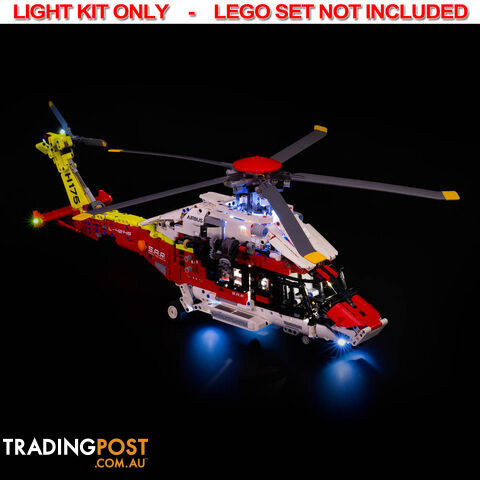 LIGHT KIT for LEGO Airbus H175 Rescue Helicopter 42145 - Light My Bricks - 754523893655