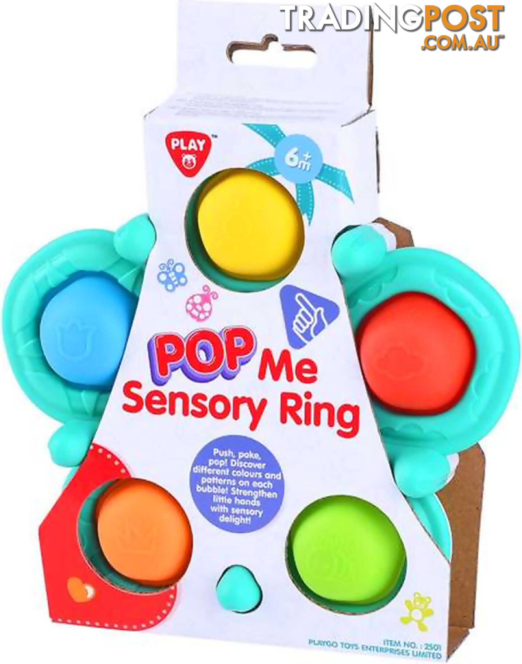 Playgo Toys Ent. Ltd. - Pop Me Sensory Ring - Art66122 - 4892401025012