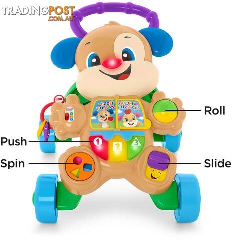 Fisher Price - Laugh & Learn Baby Walker With Smart Stages Learning Content Puppy - Mafhy94 - 887961531442