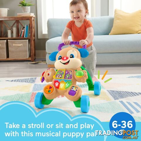 Fisher Price - Laugh & Learn Baby Walker With Smart Stages Learning Content Puppy - Mafhy94 - 887961531442