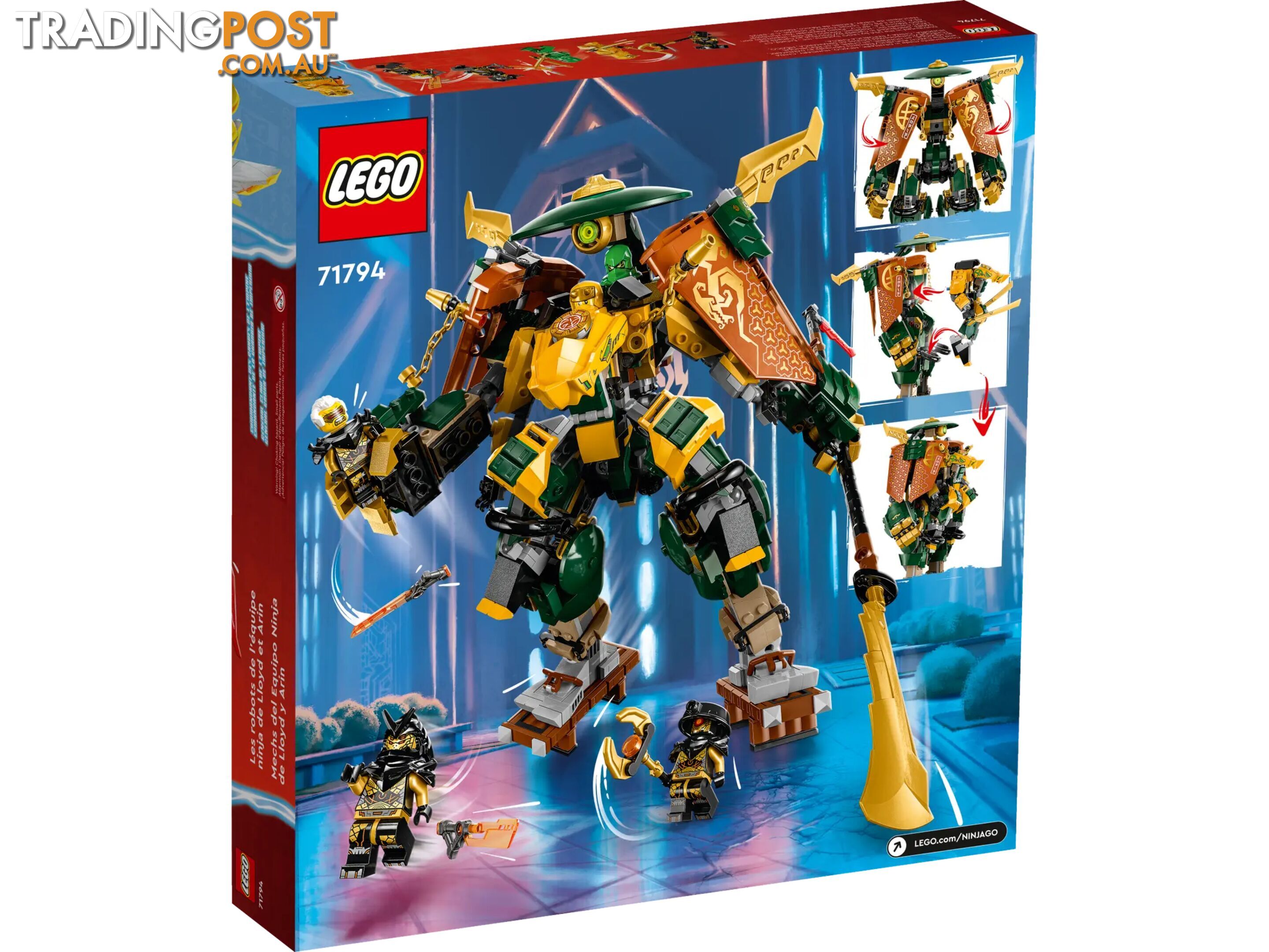 LEGO 71794 Lloyd and Arin's Ninja Team Mechs - Ninjago - 5702017413082