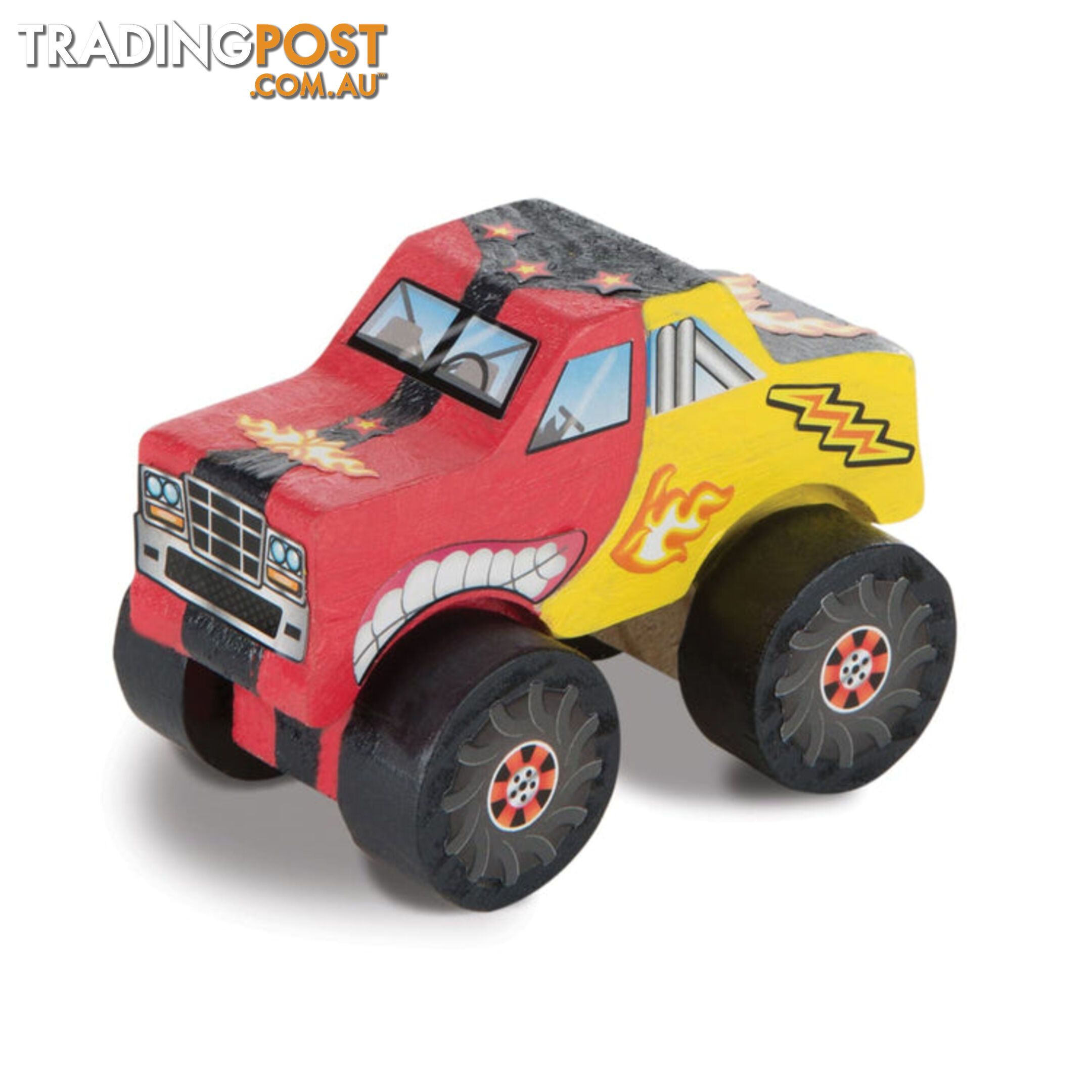 Melissa & Doug - Created By Me! Monster Truck Wooden Craft Kit - Mdmnd9524 - 000772095242