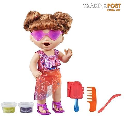 Baby Alive - Sunshine Snacks Doll Brown Hair F16815 - 5010993813933