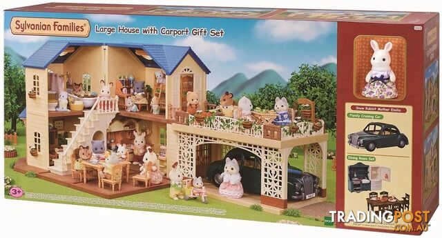 Sylvanian Families - Large House With Carport Mdsf5669 - 5054131056691