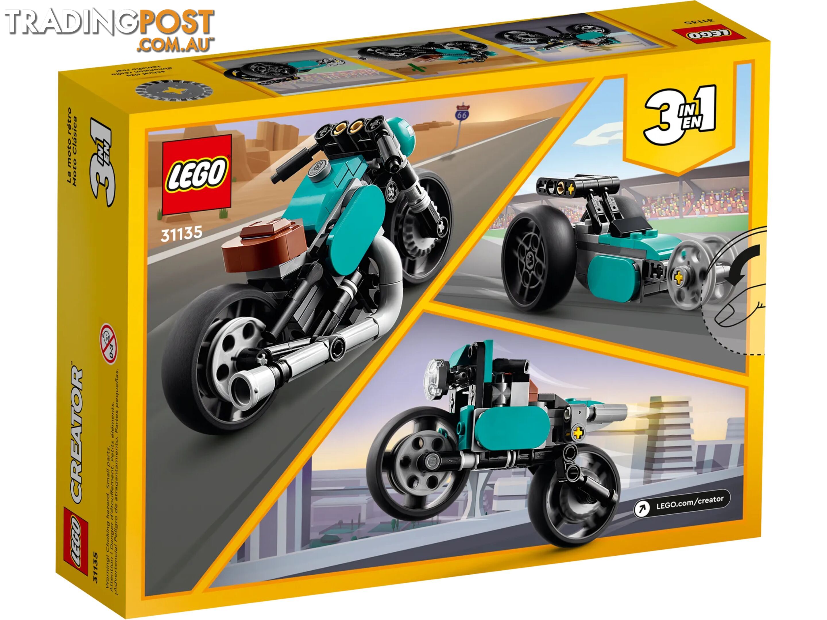 LEGO 31135 Vintage Motorcycle - Creator 3in1 - 5702017415888