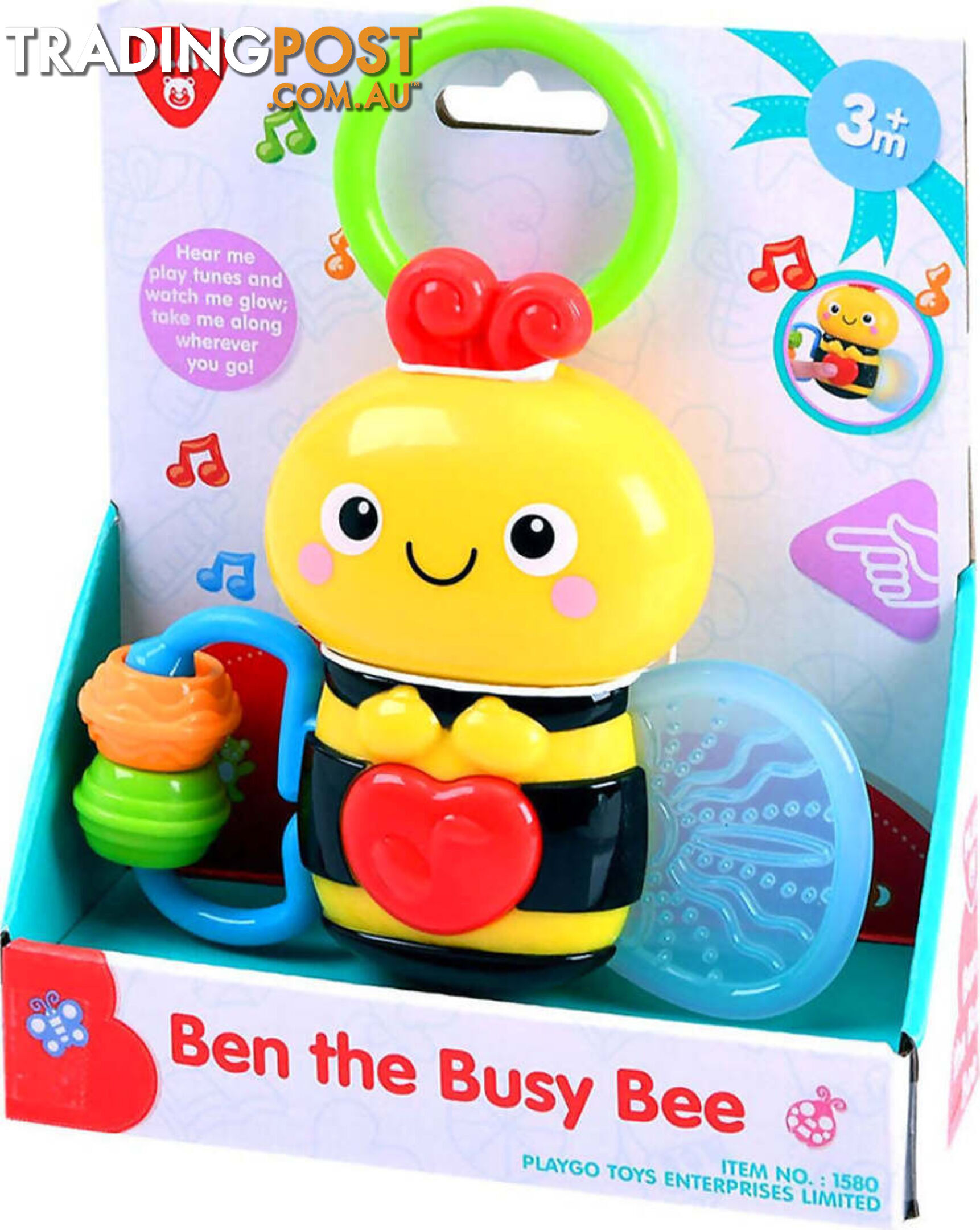 Playgo Toys Ent. Ltd. - Battery Operated Ben The Busy Bee - Art65476 - 4892401015808