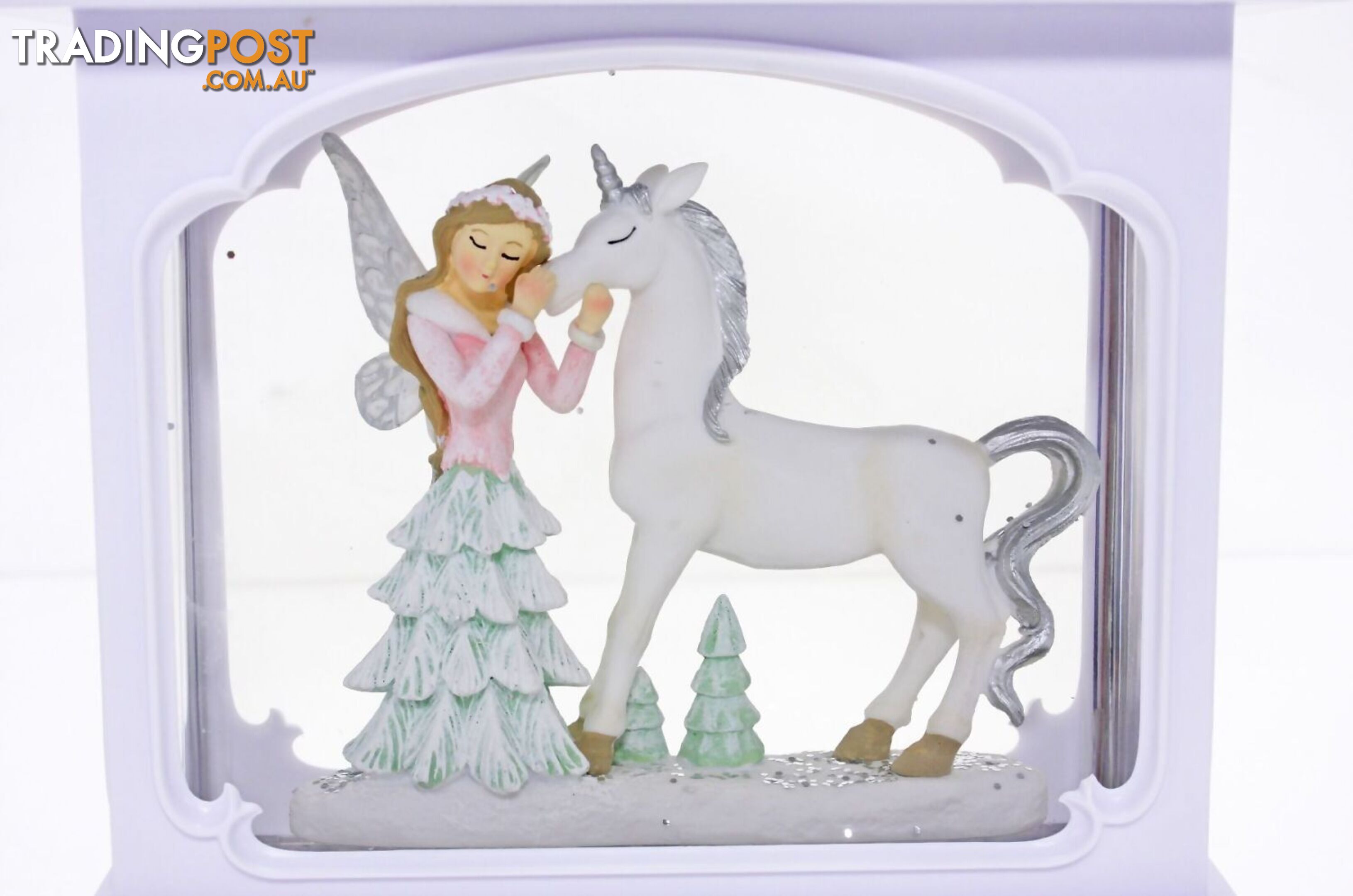 Cotton Candy - Xmas White Lantern Fairy & Unicorn - Ccxac337 - 9353468004969