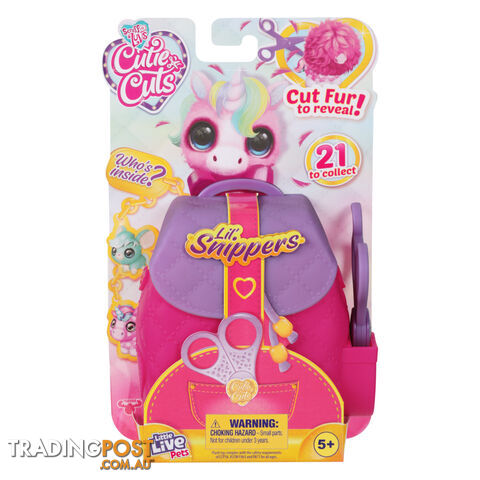 Little Live Scruff-a-luvs Cutie Cuts S3 Lil  Snippers Single Pack - Mj30165 - 630996301654