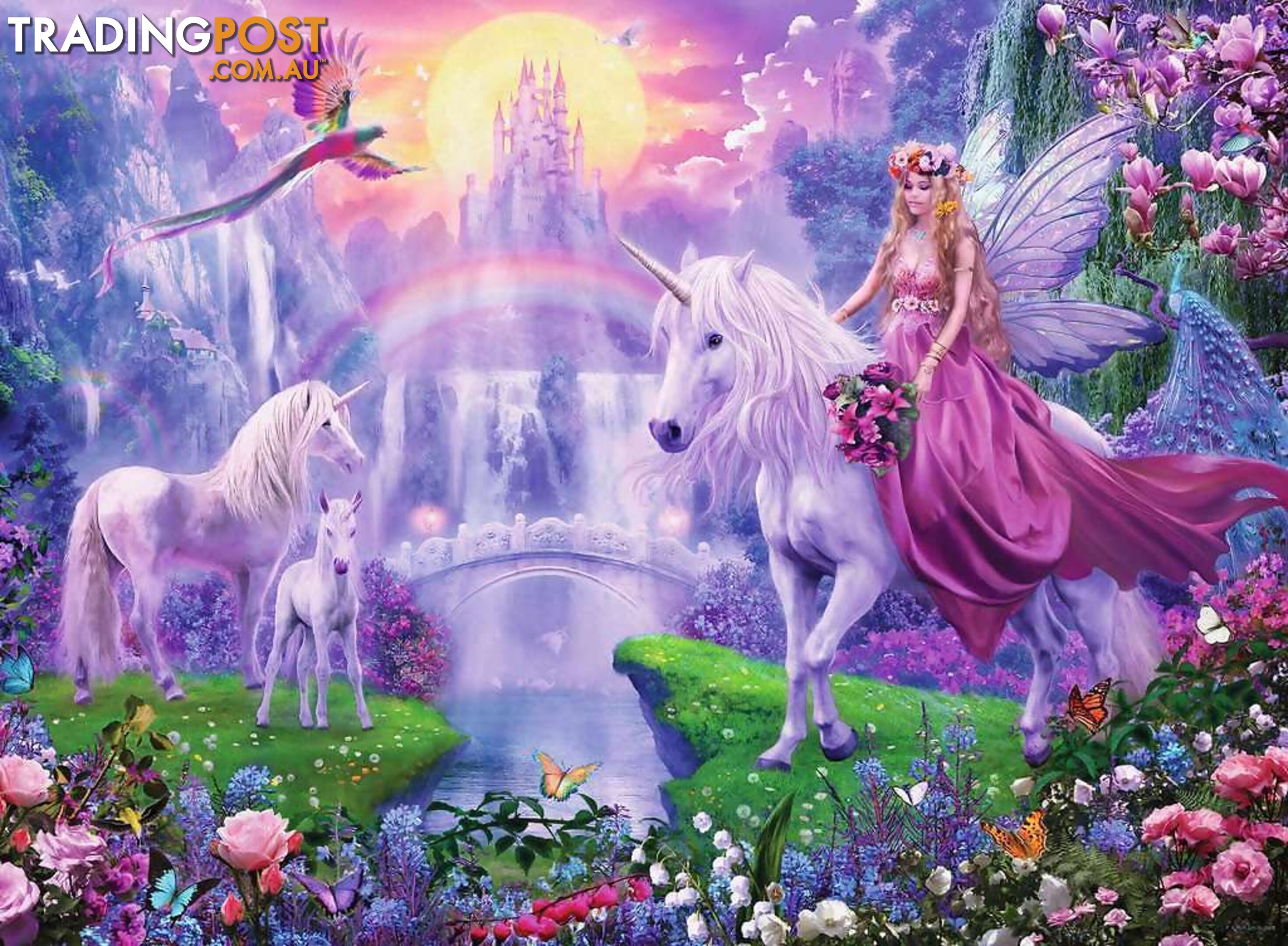 Ravensburger - Unicorn Kingdom Jigsaw Puzzle 200pc - Mdrb12903 - 4005556129034