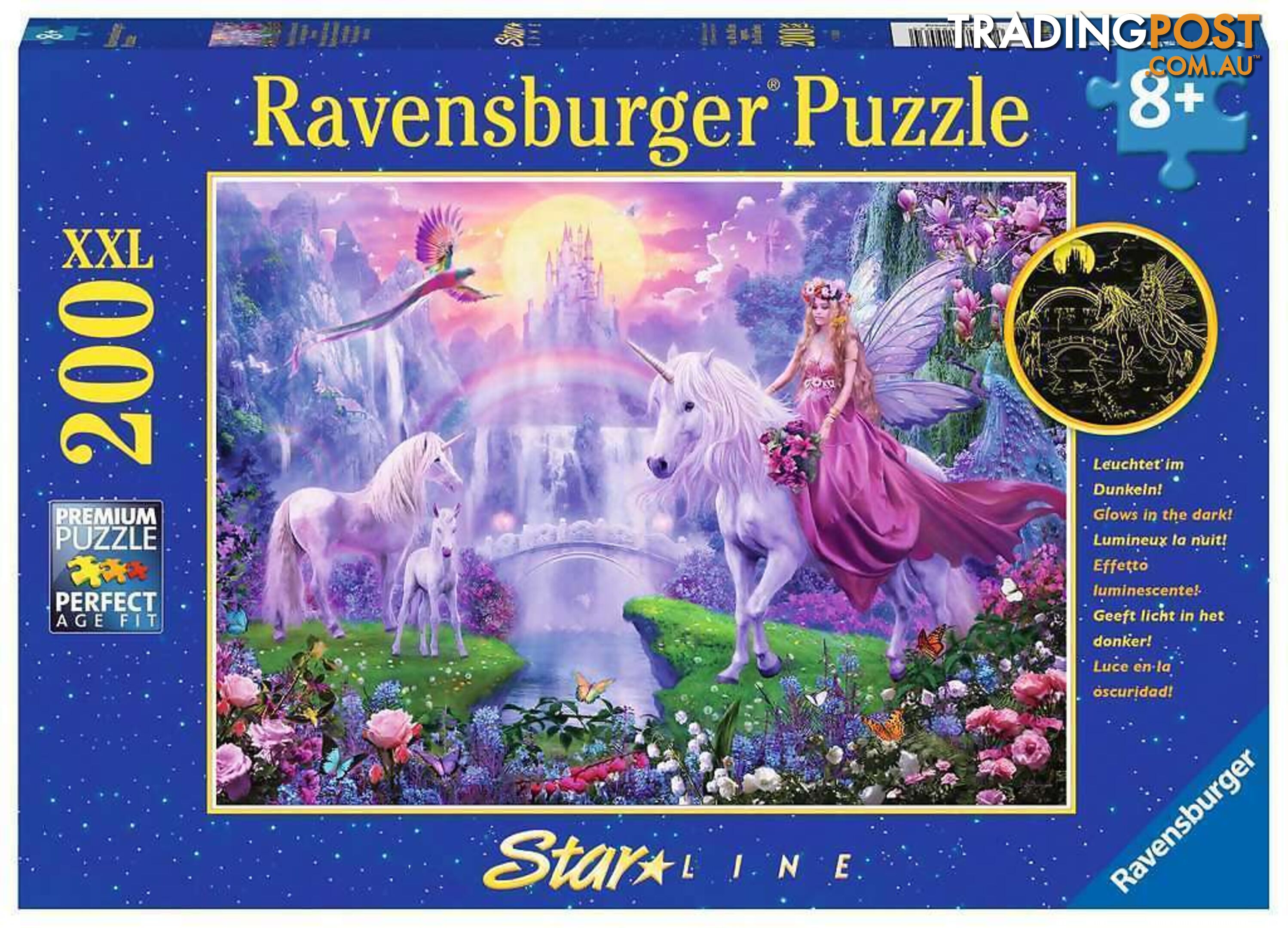 Ravensburger - Unicorn Kingdom Jigsaw Puzzle 200pc - Mdrb12903 - 4005556129034