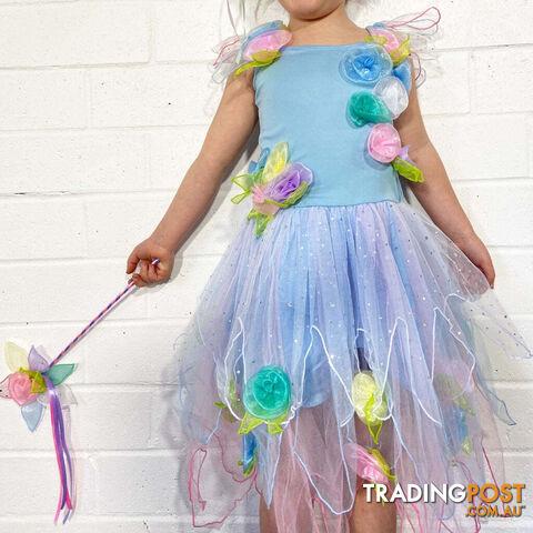 Fairy Girls - Costume Crystal Fairy Dress Pastel Small - Fgfg436pas - 9787117064361