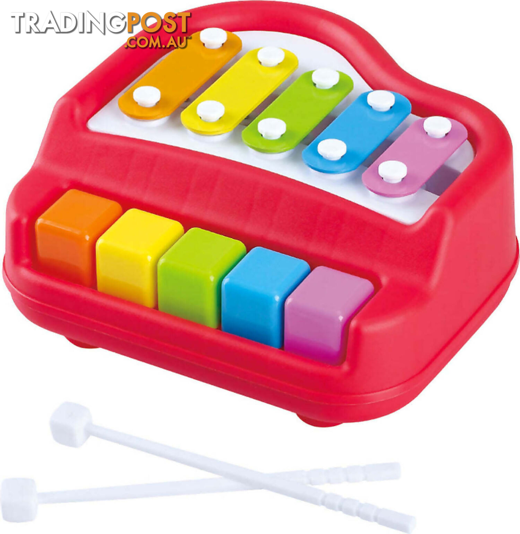 Playgo Toys Ent. Ltd. - 2-in-1 Piano & Xylophone - Art65983 - 4892401133731
