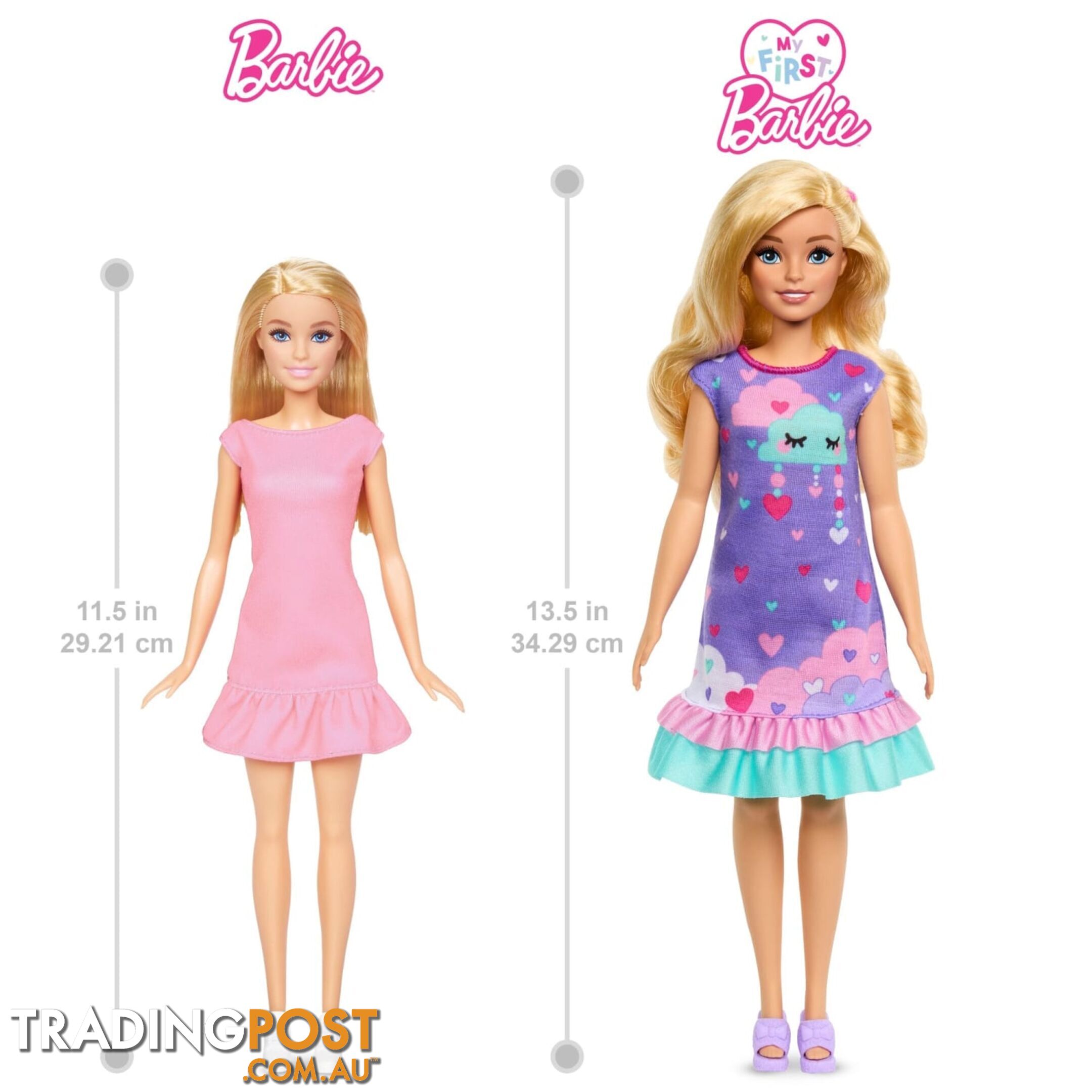 Barbie Doll For Preschoolers My First Barbie Deluxe Blonde - Mahmm66 - 194735131662